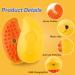 ZITSMS 3-In-1 Cat Steam Brush - Silicone Massage Grooming & Cleaning Comb for Cats & Dogs (Yellow) - Buy Online on GoSupps.com