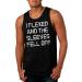 I Flexed and The Sleeves Fell Off Tank Top - Funny Men's Gym Workout Shirt (Medium, Black) - Buy Online on GoSupps.com