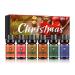 Christmas Premium Grade Fragrance Oils Set Oils Set for Home Diffuser Christmas Set of 6 Premium Fragrance Oils Caramel Corn Candy Cane Ginger Bread Cinnamon Pine Tree Cranberry-10ML Essential Oil*6pcs