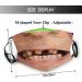 Xcngg Funny Missing Teeth Face Mask - Reusable Towel Mask with Filter Bag & Washable Bandanas - Buy Online on GoSupps.com