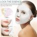 TEHAUX Lot De 3 Masques En Silicone R utilisables Taille Hydratants Et L gers Masques Faciaux F minins Adapt s Aux Soins Peau Domicile Salon Couleurs Blanc or Et Rose - Buy Online on GoSupps.com