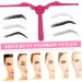 Ipetboom 3 Pcs Eyebrow Template Brow Tool for Eyebrows Eyebrow Stencil Kit Micro Edge Eyebrow Trimming - Buy Online on GoSupps.com