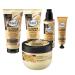 Balea Lot de 5 soins capillaires : shampooing 250 ml + apr s-shampoing 200 ml + cure 300 ml + Express Kur Oil Repair Intensive 20 ml + Huile capillaire 100 ml
