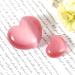 Soothing Pink Cat's Eye Crystal Heart Worry Stones Set for Reiki & Meditation - 2Pcs (3cm & 4.5cm) | Healing Gemstone Gift - Buy Online on GoSupps.com