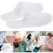 24 Pairs of White Disposable Spa Flip-Flop Slippers for Hotel Guests - Unisex Closed Toe Design for Super Comfort - Buy Online on GoSupps.com