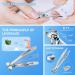 INXEN Stainless Steel Nail Clippers Set for Thick Nails - Wide Jaw Opening, Nail File Included - Ideal for Men, Women, and Seniors - Silver - Buy Online on GoSupps.com