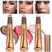 3pcs Liquid Contour Beauty Wand  Liquid Blusher Highlighter Contouring Stick Set With Cushion Applicator Liquid Bronzer Stick Contour for Long Lasting Natural Shimmer Smooth Silky Cream Makeup