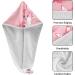 Pink Cat Hair Towel 2 Pack - Super Absorbent Quick Dry Hair Turbans | Cute Hair Drying Towels for Women & Girls - Buy Online on GoSupps.com