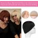 Kaoness Wig Caps - 4 Pieces Nylon Stretchy Caps in Naked Beige & Black | Breathable Elastic Hair Network for Rehearsals & Everyday Use - Buy Online on GoSupps.com