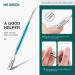 MR.GREEN Colored Titanium Cuticle Nippers & Pusher Set - Nail Manicure Clippers for Dead Skin Removal - Buy Online on GoSupps.com