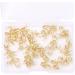 BEADIA 14K Gold Plated End Caps 3x6mm - 200pcs | Non Tarnish Jewelry Making Findings - Buy Online on GoSupps.com