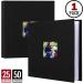 Linen Cover 8x10 Photo Album with 50 Pockets for Top Load Vertical 8x10 Pictures - Acid-Free, Small Capacity (Black) - Buy Online on GoSupps.com
