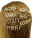Personalized Rhinestone Name Hair Pins | Custom Word in 6 Letters Gold Color | Jewelry Gift for Birthday/Bachelorette Party | Hen Girls Night Out Barrette - Buy Online on GoSupps.com