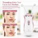 Cordless Electric Facial Threading Hair Removal for Women - Rechargeable Face Hair Remover in Rose Gold - Buy Online on GoSupps.com