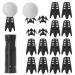 Vefungyan Golf Tees Plastic Indoor Training: 18pcs Golf Mat Simulator Tees for Turf and Driving Range Practice Winter Golf Tees Black 16