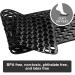 YINENN Non Slip Bath Shower Mat | Machine Washable, Latex and Phthalate Free | Soft Bathroom Mat with Suction Cups and Drain Holes | 30 x 17 Inch, Black - Buy Online on GoSupps.com