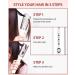 CkeyiN Automatic Hair Curler 25mm - Professional Anti-Scalding Curling Iron for Long & Short Hair - 3-Speed Adjustable Temperature - White - Buy Online on GoSupps.com