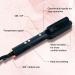 Black Hair Straightener Brush - Ionic Hair Styling Tool Fast Heating 5 Temp Settings Anti-Scald & Auto-Off Safety - Professional Hair Care for Women - Buy Online on GoSupps.com