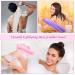 7-Piece Exfoliating Back Scrubber Set for Shower - Nylon Exfoliator Washcloth with Handles for Deep Cleaning and Massages - Buy Online on GoSupps.com