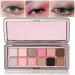 Sulily 12 Colors Eyeshadow Palette Makeup Matte Nude Eye Shadow High Pigmented  Naturing-Looking  Ultra-Blendable Long Lasting High Neutral Eyeshadow Pawlette for Older Women (01Pink Ink 01Dragon fruit color