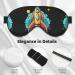 Rocket Clipart Space Ship Eye Mask | Unisex Soft Sleep Shade for Travel Yoga & Shift Work - Buy Online on GoSupps.com