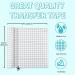 Clear Vinyl Transfer Tape Roll - 40FT x 12 with Black Grid - Ideal for Cricut Adhesive Vinyl Crafts - Buy Online on GoSupps.com