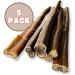 Purely Paws All-Natural Beef Bully Sticks - Safe Digestible Dog Chews - Long-Lasting Low-Odour Rawhide Free - (12" 5 Count) 12" (Pack of 5) - Buy Online on GoSupps.com