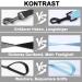 Demigreat Long Dog Leash - 1.5m/3m/5m Robust Training Line with Padded Handle - Ideal for Small to Large Dogs - 10ft Black - Buy Online on GoSupps.com