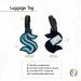 Seattle Kraken Team NHL National Hockey League Luggage Tag Bag (PVC Luggage Tag) - Buy Online on GoSupps.com