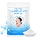 Hyaluronic Acid Powder Deep + Surface Hydration Dual Molecular Weight Hyaluronic Acid Serum Powder Improves Skin Texture & Firmness Organic Moisturizing Ingredient for DIY Facial Serum 100g