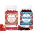 Lunakai USA Made Ashwagandha KSM-66 & Probiotic Gummies Bundle Daily Mood & Digestive Support 60 Non-GMO Gummies Each