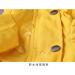 Medium Yellow Dog Raincoat Jacket with Zip-Up Hoodie | Water Resistant Stylish Dog Raincoats - Buy Online on GoSupps.com