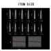 Niceneeded 12 Packs of 144 Clear Acrylic False Nail Tips with Glue - Nail Art Manicure Accessories in 12 Sizes - Buy Online on GoSupps.com