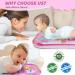 Inflatable Tummy Time Water Mat | Baby Play Mat Sensory Toy for Early Development | Baby Toys for 0-24 Months Girls | Great Gift Idea - Buy Online on GoSupps.com