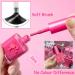 Neon Pink Nail Polish - Strengthening Hot Pink Nail Varnish Quick Dry - Long Lasting Oil Base Natural Nail Polish - Breathable Vegan Nail Polish No Need Nail Lamp for DIY Nail Art - Buy Online on GoSupps.com