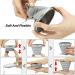 Nanaborn Silicone Collapsible Cups 2Pack - Small Portable Drinking Cup with Lids for Camping & Travel - Reusable & Compact for Outdoor Hiking - 270ml - Blue & Gray - Buy Online on GoSupps.com