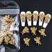 10pcs Baroque Angel Baby Nail Charms - 3D Embossed Cupid Charms for DIY Manicure - Gold Nail Accessories - Buy Online on GoSupps.com