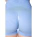 AUROLA Seamless Scrunch Workout Shorts for Women - Small Camo-Serenity Blue | Gym, Yoga, Running Active Short - Buy Online on GoSupps.com