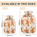 Shop Cute Gingerbread Man Hot Water Bottle - 2L Red Plush Cover - Perfect Winter Warmer for Kids & Adults - Buy Online on GoSupps.com