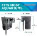 AquaClear Power Filter 20 - Efficient Clip-on Aquarium Filter for 18L to 76L Tanks (6W) | International Shipping Available - Buy Online on GoSupps.com