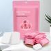 ulafbwur Disposable Cotton Pad 20pcs Disposable Compressed Cotton Pad Wet Use Expandable Towel Portable Outdoor Travel Pink - Buy Online on GoSupps.com