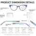 Shop 100 Classic 4 Pack Ladies Cateye Reading Glasses - Floral Design Spring Hinges 2.00 Magnification - Stylish & Comfortable Eyewear for Women - International Shipping Available - Buy Online on GoSupps.com