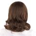 MapofBeauty 16 Short Side Bangs Medium Curly Wig - Brown - Buy Online on GoSupps.com