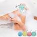 Premium Bath Sponge Shower Scrubber 4 Pack - Exfoliating Loofah Sponge Set for Men and Women - Heavy Duty Body Scrubber - 75g - Blue, Green, Pink, Yellow - 8 Piece Set - Buy Online on GoSupps.com