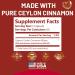 Kwala Nutrition Ceylon Cinnamon Supplement for Heart Balance & Antioxidant Support - Made with Organic Ceylon Cinnamon - Non-GMO Gluten-Free Made in USA 60 Capsules (2 Month Supply) - Buy Online on GoSupps.com