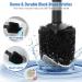 Uptronic Toilet Plunger & Brush Set with Holder - 2-in-1 Bathroom Cleaning Combo (Black) | Heavy Duty Bowl Brush with Modern Caddy Stand - Buy Online on GoSupps.com