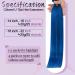 Runature Blue Hair Extensions 55cm Real Hair Bonding Extensions | 25 Strands 25g Keratin U-Tip - Perfect for International Shipping - Buy Online on GoSupps.com