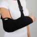 ArmoLine Deluxe Arm Sling Breathable Fabric for Black Broken Arm Bandage for broken wrist shoulder immobilizer (XL) XL (Pack of 1)