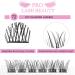 72pcs Cluster Individual Lashes D-12mm: DIY Natural Eyelash Extension with Thin Band - Reusable & Comfortable - Buy Online on GoSupps.com