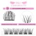 Individual Eyelashes - 72 PCs DIY Cluster Lashes | Super Thin Ribbon for Home Use (Natural D-10mm) - Buy Online on GoSupps.com